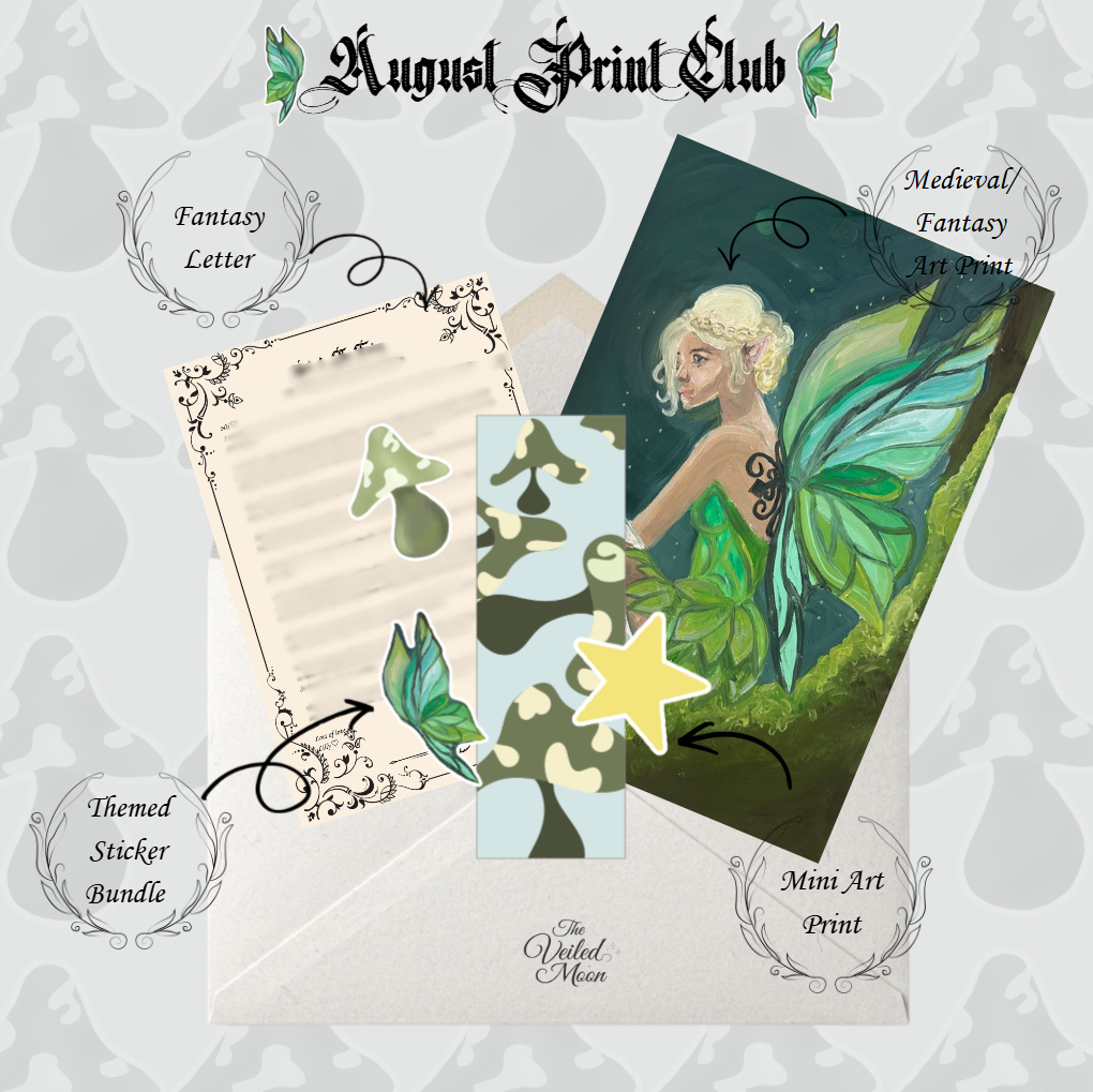 The Veiled Moon – Print Mail Club (Monthly Fantasy Art Subscription)